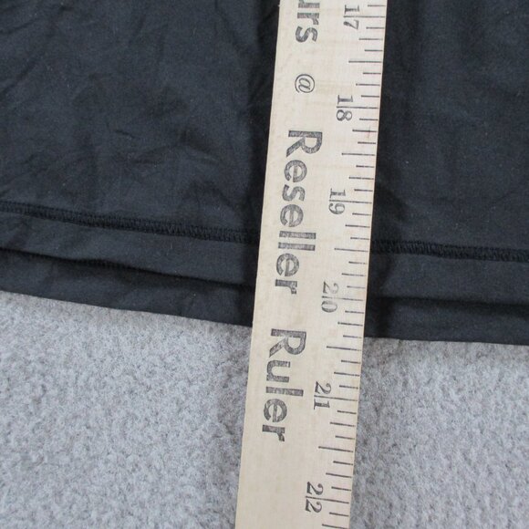 SKIMS Fits Everybody Long Sleeve T Shirt Womens Medium Onyx Black Stretch NWT - Picture 6 of 9